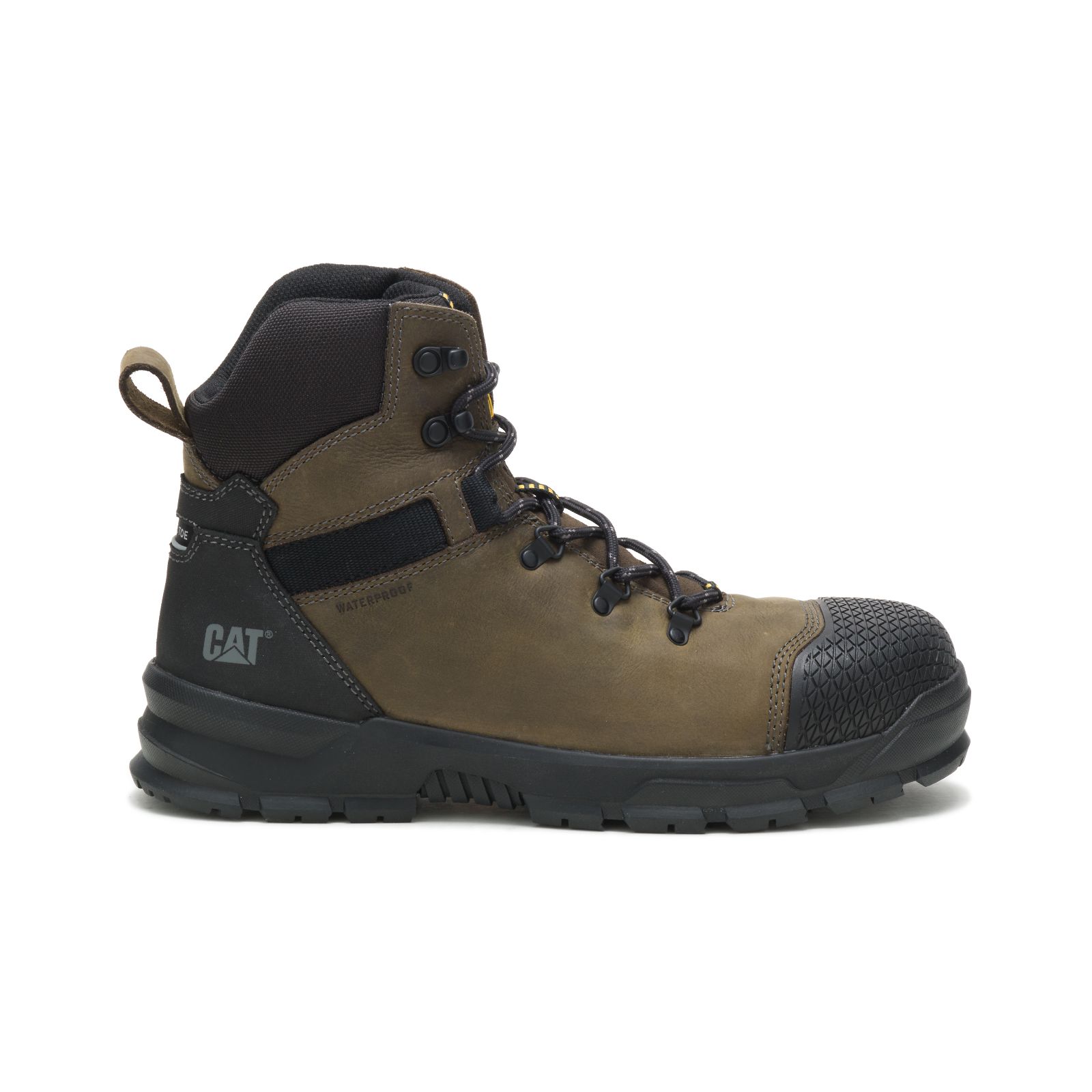 Caterpillar Work Boots Dubai - Caterpillar Accomplice X Waterproof Steel Toe Mens - Deep Green/Black NZPHMX538